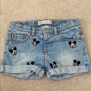 Zara riddle girl Mickey Mouse demon shorts